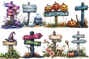 Haunted Signpost Clipart, an Illustration by Designworld (Thumbnail 4 of 6)