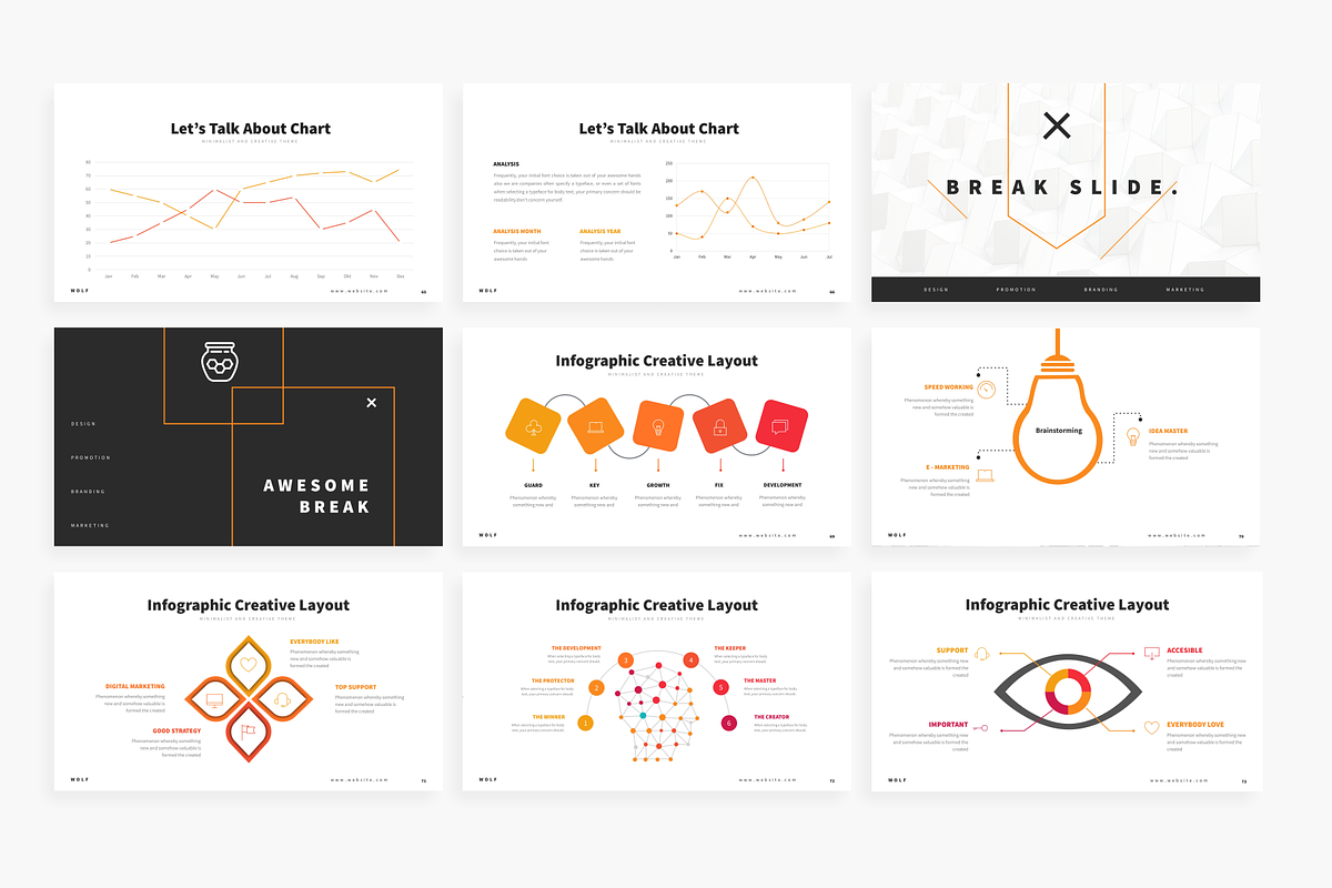 Honey - Powerpoint Template, a Presentation Template by Mikokit (Photo 12 of 18)