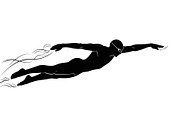 Swimming Sport Silhouette Vector Bun, an Illustration by jahid234 (Thumbnail 15 of 51)