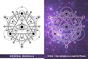 300 Vector Mandala Ornaments, a Decorative Illustration by pixaroma (Thumbnail 41 of 49)