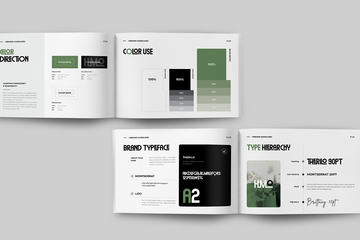 Brand Guidelines Template Ai & Id, a Brochure Template by StyleArt (Photo 5 of 11)