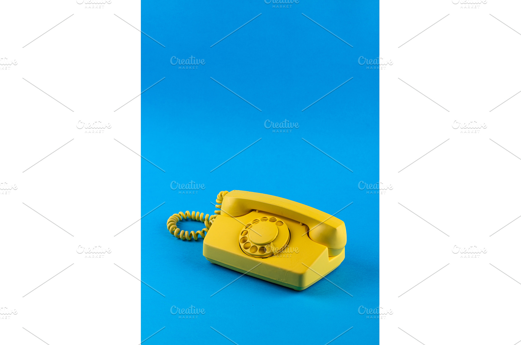 Retro vintage yellow rotary, a Technology Photo by Yulia Furman