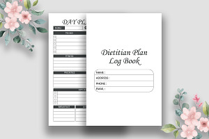 Dietitian Notebook Planner KDP Inter