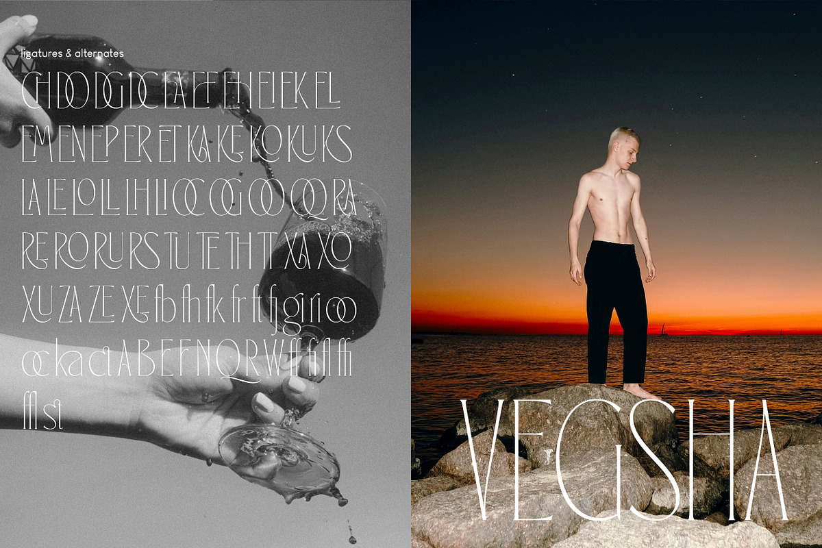 Lameur Thin Serif Display Font, a Serif Font by Hishand Studio (Photo 2 of 10)