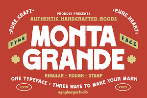 Monta Grande - Vintage Bold Display