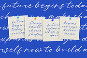 Letters Blushing Touch Sticky Note, a Script Font by Letterena Studios Script (Thumbnail 2 of 15)