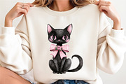Preppy Pink Halloween Clipart, a Seasonal Illustration by designcity5 (Thumbnail 5 of 5)