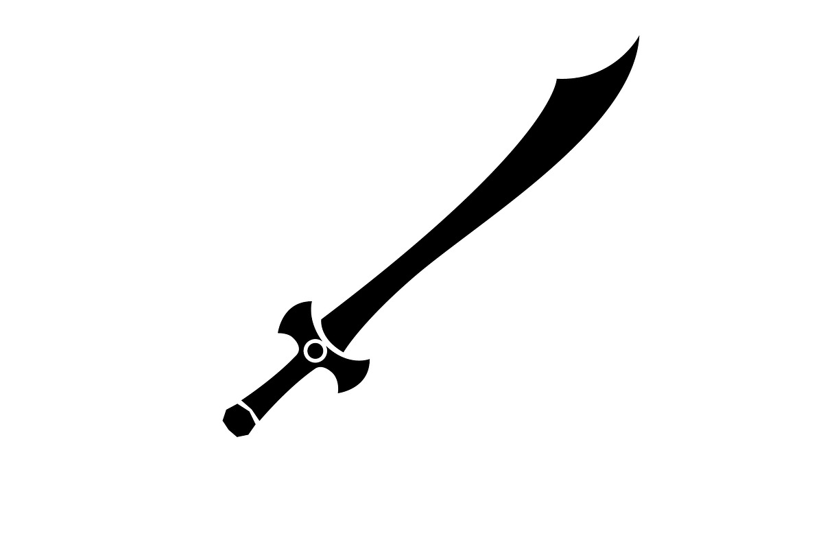 Sword game item vector symbol logo, a Branding & Logo Template by ...