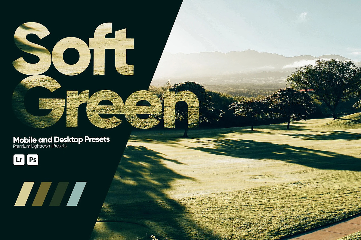 Soft Green Presets for Lightroom, a Preset Add-On by Hubzway (Photo 1 of 5)