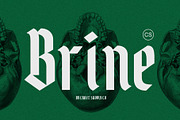 CS Brine – Blackletter Font, a Blackletter Font by Craft Supply Co. (Thumbnail 1 of 8)