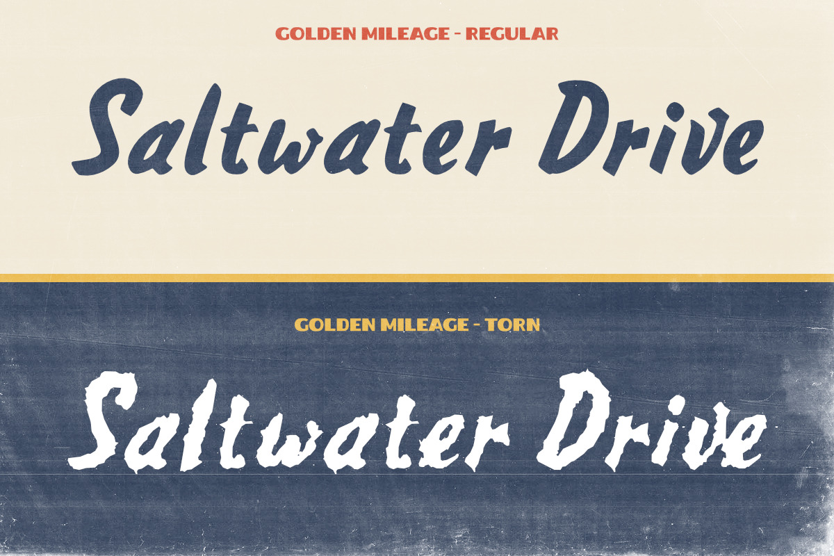 Golden Mileage - Brush Font, a Script Font by Rillatype Studio (Photo 4 of 9)