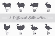 Butcher Shop Bundle -25% OFF, a Branding & Logo Template by Zhemchuzhina (Thumbnail 3 of 5)