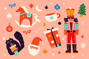 Cute Christmas collection, a Seasonal Illustration by MoleskoStudio (Thumbnail 3 of 30)