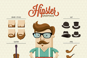Hipster Character Designs