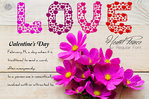Heart Peace Font