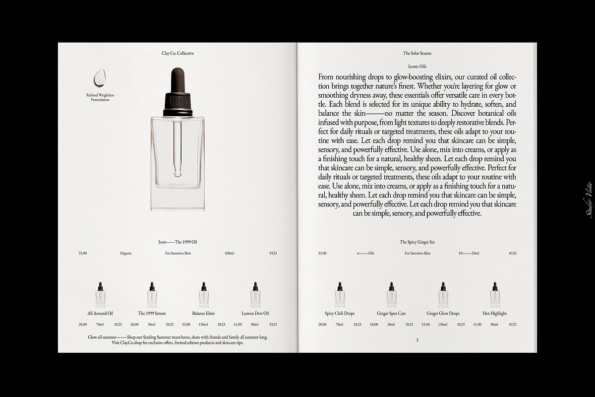 Product Brand Catalog Template⸻Clay, a Magazine Template by Studio Viita (Photo 4 of 11)