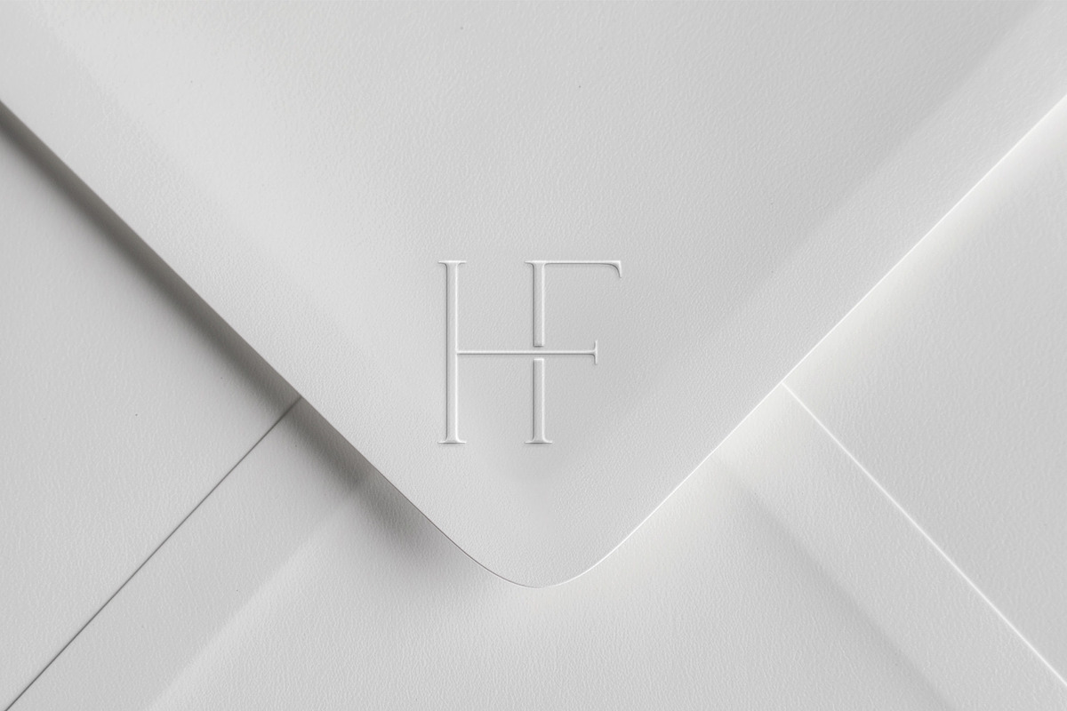 HF monogram logo, a Branding & Logo Template by LINKED LETTERS STUDIO (Photo 2 of 3)