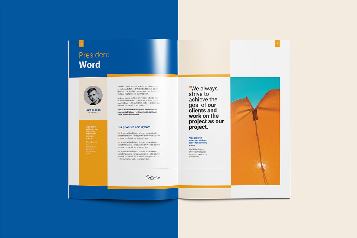 Company Profile, a Brochure Template by WOWPro (Photo 6 of 10)