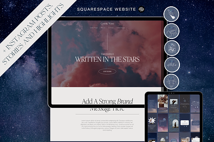 Mystic Website Squarespace Template, a Squarespace Template by Story Native