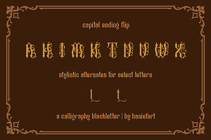 Decor - Blackletter Font