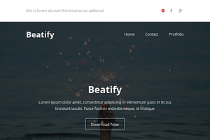 Beatify - Responsive Email Template