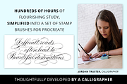 FLOURISH STAMPS FOR PROCREATE, a Brush Add-On by Loveleigh Loops (Thumbnail 16 of 16)