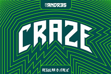 Craze Pro Typeface