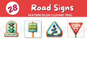 Traffic and Road Safety-Street Signs, an Object Illustration by John_Walker (Thumbnail 2 of 3)