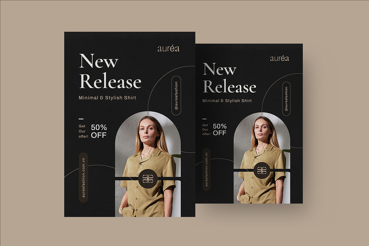 Aurea Fashion - Poster Template, a Poster Template by Fannan Studio (Photo 2 of 3)