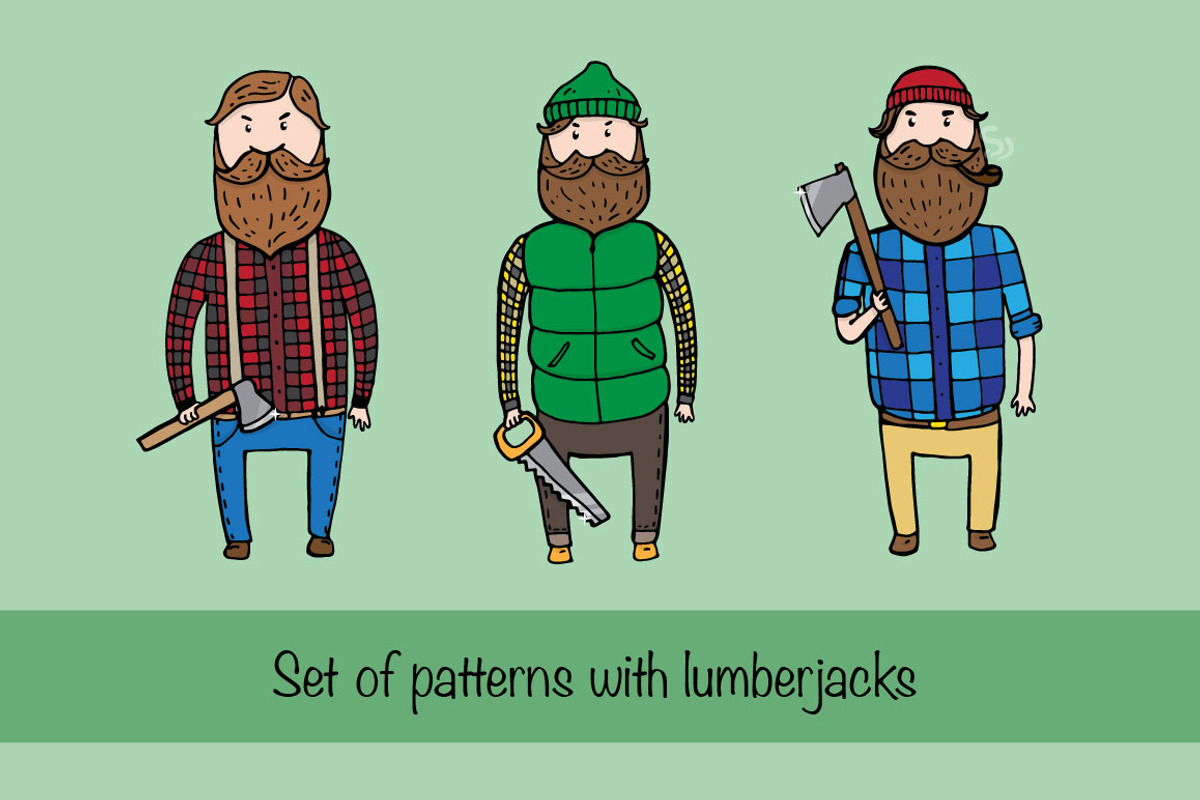 Lumberjack, a Pattern Graphic by merion_merion (Photo 1 of 6)