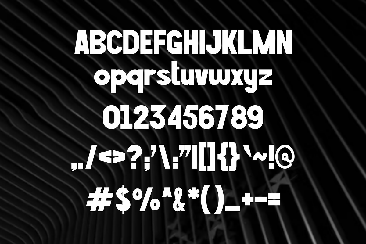 Line Ego, a Sans Serif Font by lelevien (Photo 3 of 4)