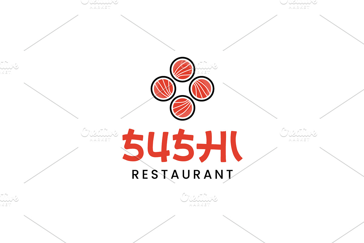 Sushi logo vector icon illustration, a Branding & Logo Template by Dyn Studio