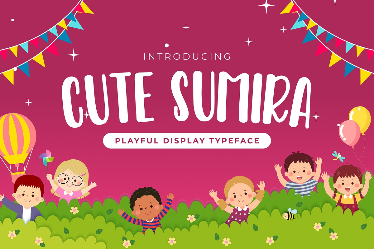 Cute Sumira – Sweet Font, a Handwritten Font by socutefont (Photo 1 of 10)