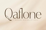 Qaflone Modern Minimalist Serif, a Serif Font by Storytype Studio (Thumbnail 1 of 15)