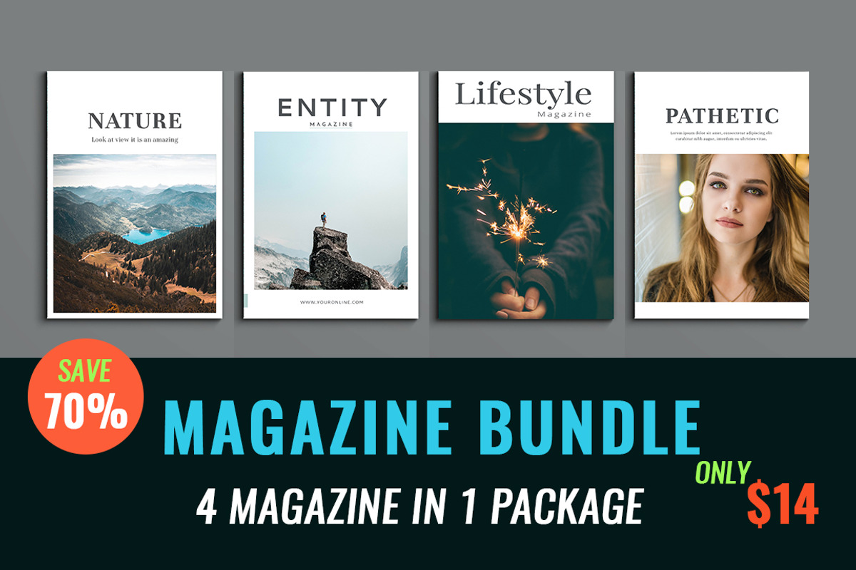 Magazine Bundle, a Magazine Template by design_pick (Photo 1 of 21)