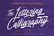 Moradine - Script Font, a Script Font by Letterhend Studio (Thumbnail 3 of 9)