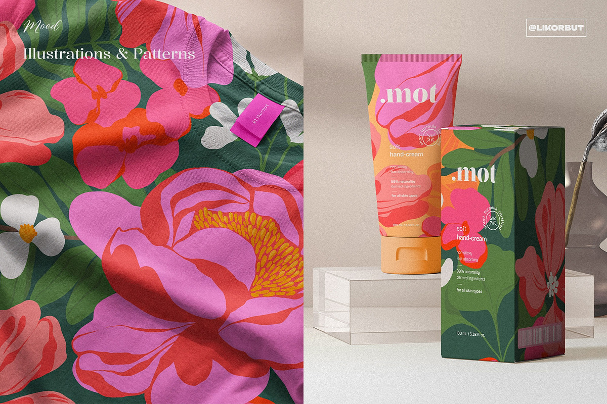Bold Bloom Tropical Flower Pattern, a Pattern Graphic by likorbut (Photo 7 of 14)