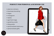 Girls in black, white & red, a Person Illustration by Parinaz Wadia Design (Thumbnail 10 of 10)