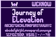 Ascension font, a Font by weknow (Thumbnail 2 of 8)
