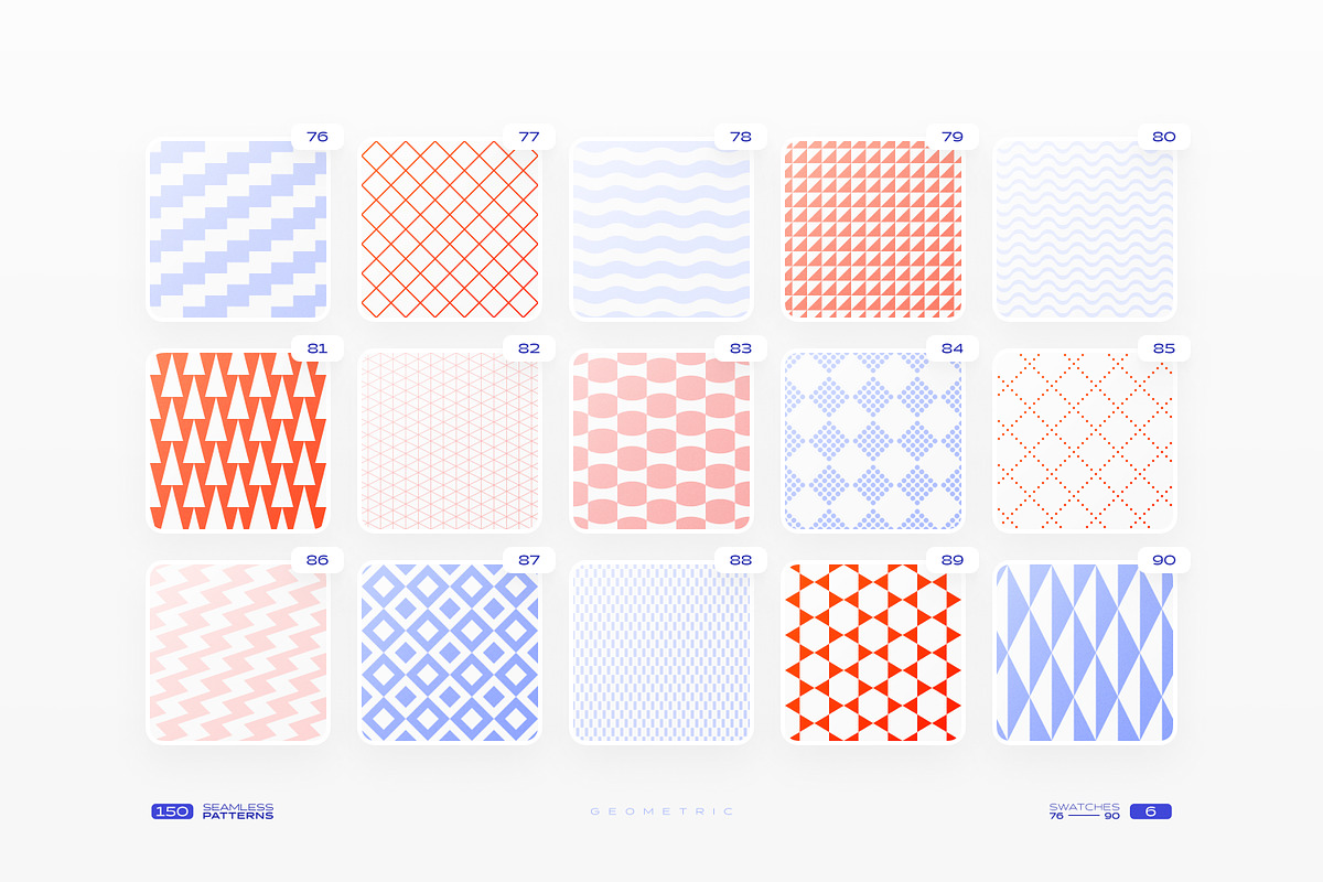 150 Geometric Seamless Patterns Set, a Pattern Graphic by Samolevsky (Photo 11 of 20)