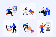 Credit Card Illustration Art Set, a Finance Illustration by Creative Stall (Thumbnail 9 of 9)