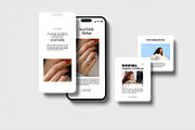 Social Media Mockup, an iPhone Mockup by Graphicell (Thumbnail 2 of 5)