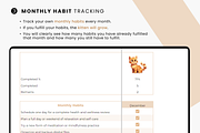 Habit Tracker Google Sheets | Cats, a Templates & Theme by MondaySpark (Thumbnail 4 of 6)