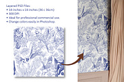 Jungle Toile de Jouy Pattern, a Pattern Graphic by Stylus & Bloom (Thumbnail 4 of 8)