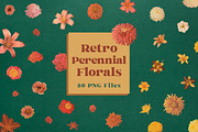 Retro Perennial Vintage Floral PNGs, an Object Graphic by Ashley Alexandra Design (Thumbnail 8 of 9)