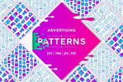 Advertising Patterns Collection, a Pattern Graphic by Alex Blogoodf (Thumbnail 1 of 7)