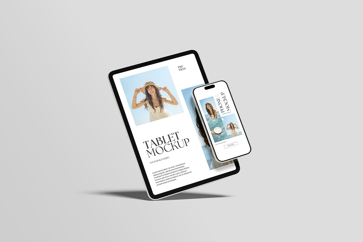 Tablet and Phone Mockup, an iPhone Mockup by Graphiculon (Photo 9 of 11)