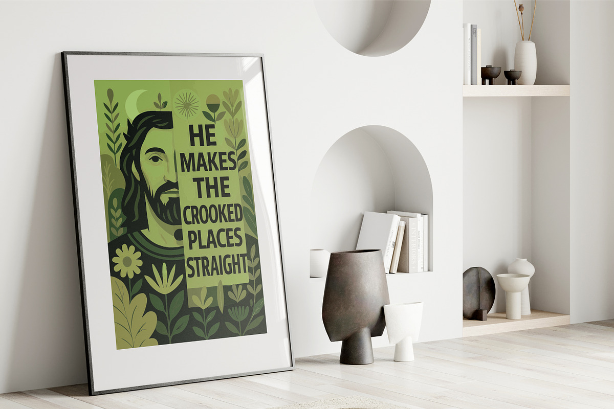 Jesus Bible Art Collages-Posters, a Person Illustration by Blynn Pippen (Photo 6 of 21)