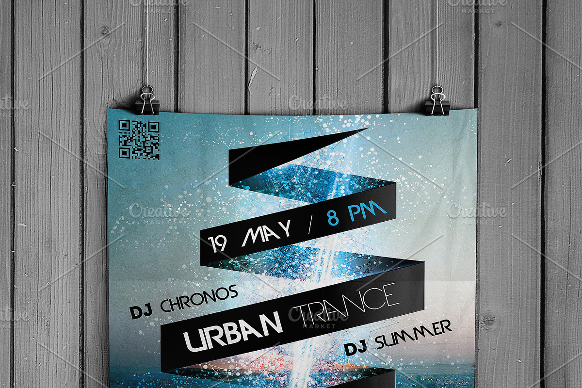 A4 Flyer & Poster Mock-up, a Print Template by CREATIVE DUDE (Photo 7 of 7)