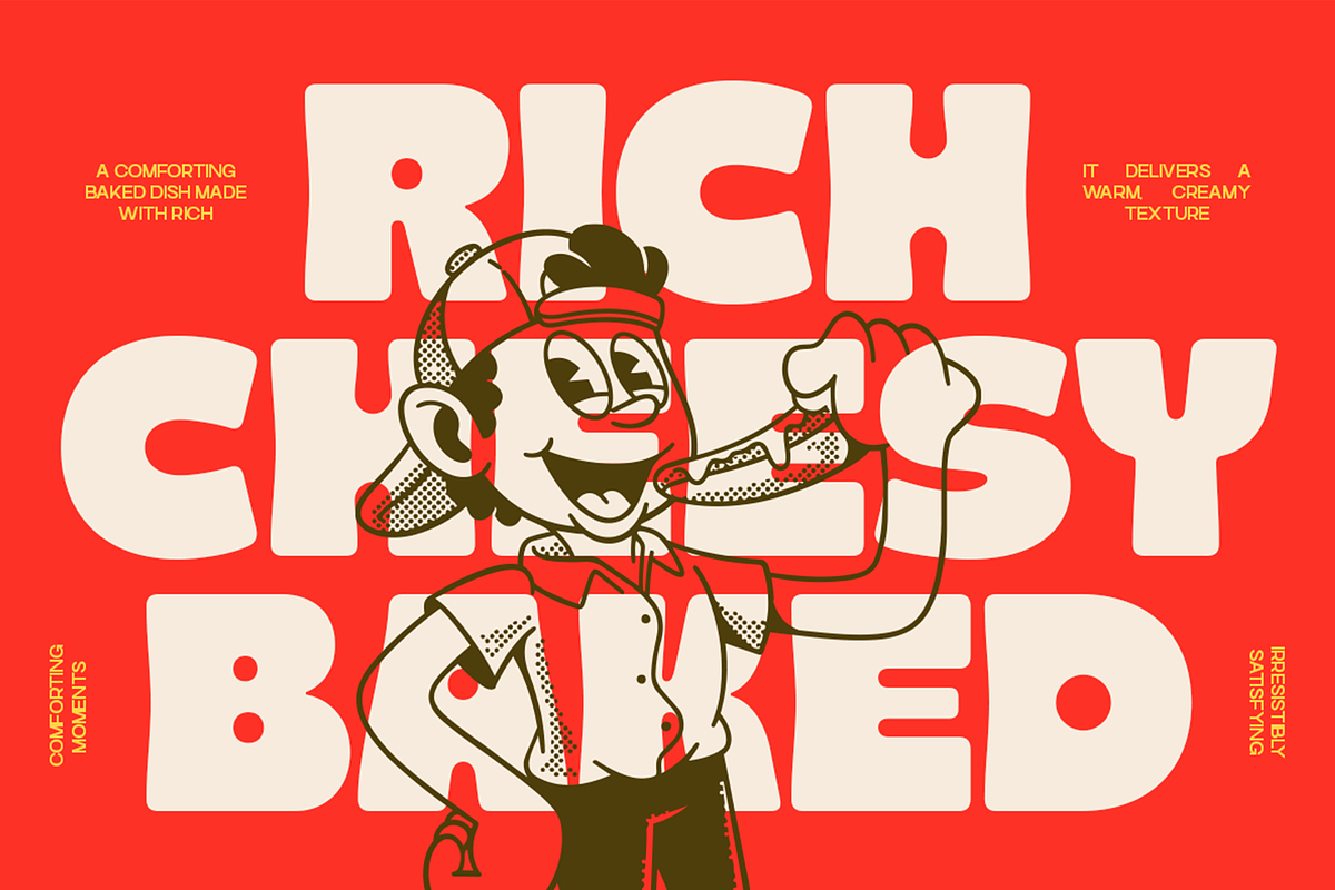 Kolten - Bold Chunky Display Font, a Sans Serif Font by roomspace creative lab (Photo 2 of 8)